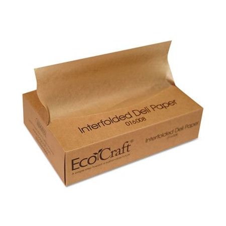 Bagcraft Ecocraft Interfolded Soy Wax Deli Sheets, 8 X 10 3/4, 12PK 016008